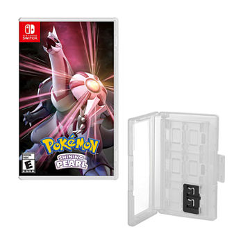 Pokemon Pearl for Nintendo Switch With Hard Shell 12 Game Caddy