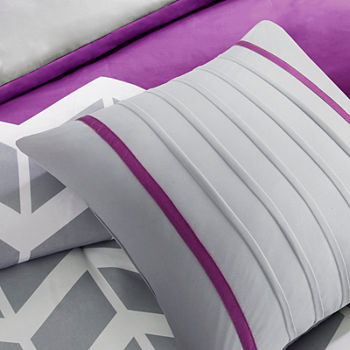Intelligent Design Peyton Chevron Comforter Set