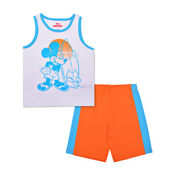 Disney Toddler Boys 2-pc. Mickey and Friends Mickey Mouse Short Set