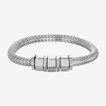Bijoux Bar Link Round Stretch Bracelet