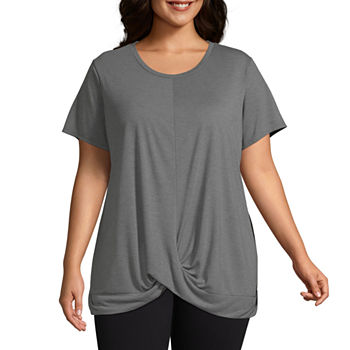 Plus Size Short Sleeve Tops for Women - JCPenney