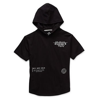 Thereabouts Little & Big Boys Hooded Short Sleeve T-Shirt