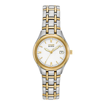 Citizen Corso Womens Two Tone Stainless Steel Bracelet Watch Ew1264-50a