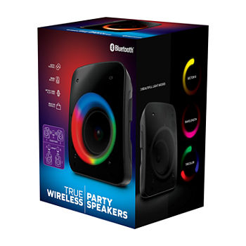 Mini 4" Bluetooth Party Speaker with 3 LED Light Modes