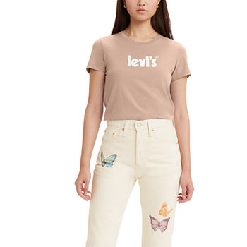 Levi's® Womens Perfect Crew Neck Short Sleeve T-Shirt