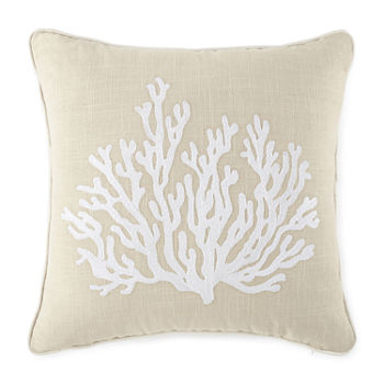 Liz Claiborne 18x18 Coral Pillow