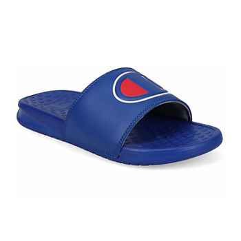 Champion Little & Big  Unisex Solid C Slide Sandals