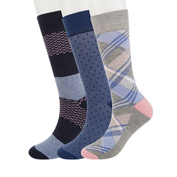Collection By Michael Strahan Mens 3 Pair Crew Socks