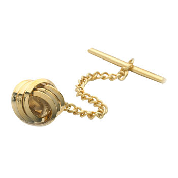 Love Knot Gold-Plated Tie Tack