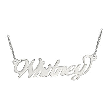 Personalized 14x42mm Andrea Font Name Necklace