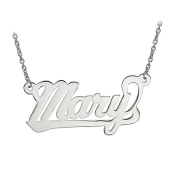 Personalized 15x29mm Aktuelle Font Name Necklace