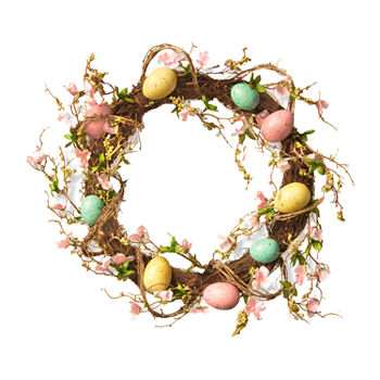 National Tree Co. 18" Easter Egg Wreath