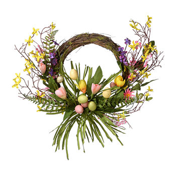 National Tree Co. Battery Operated Easter Egg Light Strings 2-pc. Wreath