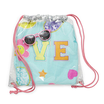 Capelli of N.Y. Tote And Towel Set Girls 3-pc. Beach Bag