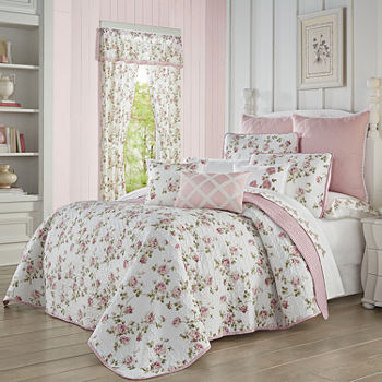 Royal Court Rosemary Floral Quilt Set