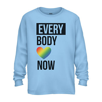 Pride Unisex Adult Crew Neck Long Sleeve Regular Fit Graphic T-Shirt