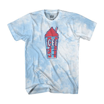 Icee Mens Crew Neck Short Sleeve Regular Fit Americana Graphic T-Shirt
