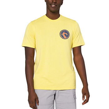 IZOD Mens Crew Neck Short Sleeve Classic Fit Graphic T-Shirt