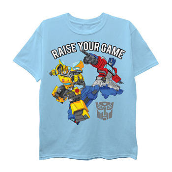 Little & Big Boys Transformers Crew Neck Short Sleeve T-Shirt