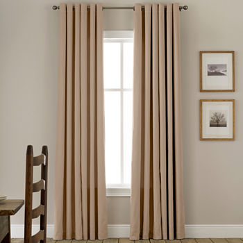 JCPenney Home Energy Saving Grommet Top Single Curtain Panel