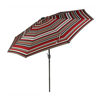 Sunnydaze® 9-Foot Solar Patio Umbrella with Tilt Crank