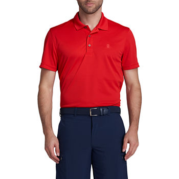 IZOD Short Sleeve Performance Golf Grid Polo