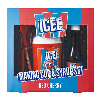 Icee® Red Making Cup and Cherry Syrup Set
