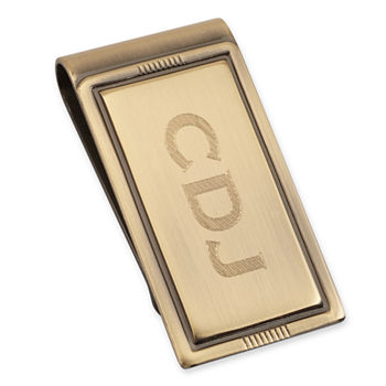 Personalized Brushed Die-Struck Money Clip