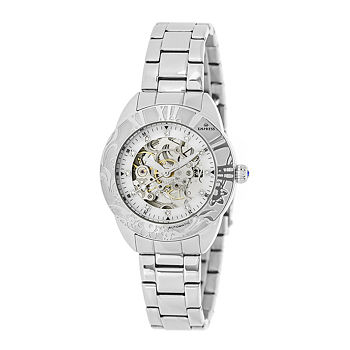 Empress Unisex Adult Silver Tone Stainless Steel Bracelet Watch Empem1101
