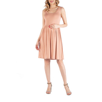 24/7 Comfort Apparel Sleeveless Dress with Soft Flare