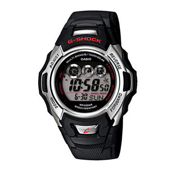 Casio G-Shock Mens Atomic Time Digital Black Strap Watch Gwm500a-1