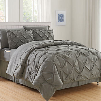 California King Gray Comforters Bedding Sets For Bed Bath
