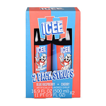 Icee® Blue Raspberry and Cherry Syrup Twin Pack Gift Set
