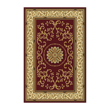 Noble Medallion Traditional Oriental Area Rug