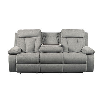 Signature Design By Ashley® Mitchiner Reclining Sofa With Drop Down Table