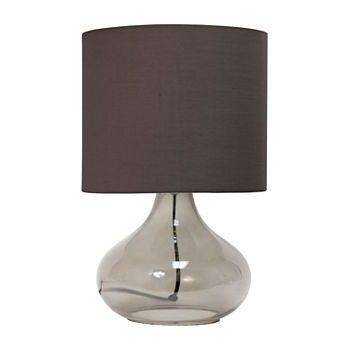 Raindrop With Shade Glass Table Lamp