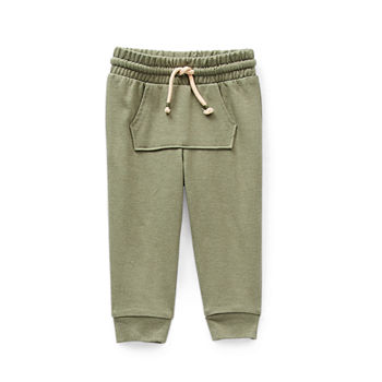 Okie Dokie Jogger Baby Boys Cuffed Pull-On Pants