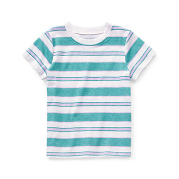 Okie Dokie Toddler Girls Round Neck Short Sleeve Graphic T-Shirt