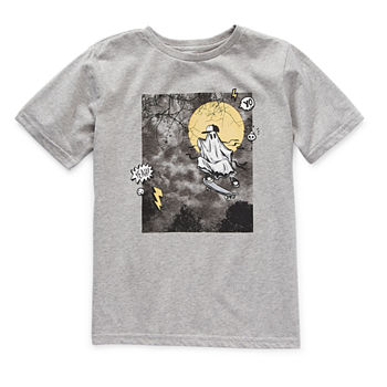 Thereabouts Little & Big Boys Crew Neck Short Sleeve Graphic T-Shirt