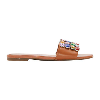 Worthington Womens Fadley Slide Sandals
