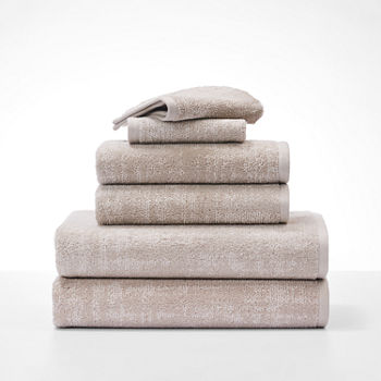 Fieldcrest Jacquard Textured Bath Towel Sets