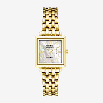 Armitron Womens Gold Tone Bracelet Watch 75/5831mpgp