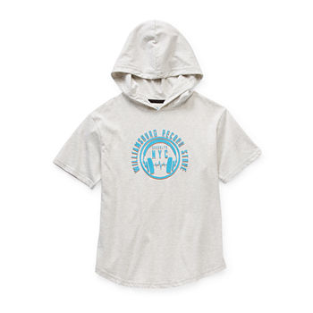 Thereabouts Little & Big Boys Hooded Short Sleeve Graphic T-Shirt