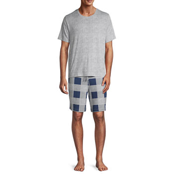 Ande Lush Luxe Mens Short Sleeve 2-PC Pajama Sets