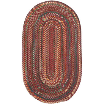 Capel American Traditions Braided Wool Oval Accent, Area and Runner Rugs