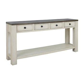 Signature Design by Ashley® Roanoke Collection 4-Drawer Storage Console Table