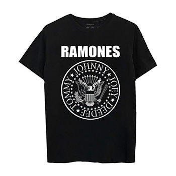 The Ramones Mens Crew Neck Short Sleeve Classic Fit Graphic T-Shirt