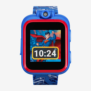 Itouch Playzoom Superman Boys Blue Smart Watch 50123m-18-Dbp