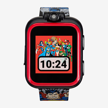 Itouch Playzoom Justice League Boys Black Smart Watch 50098m-18-Blt