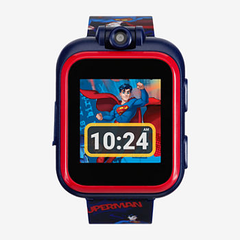 Superman Itouch Playzoom Boys Blue Smart Watch-50086m-42-Nvp